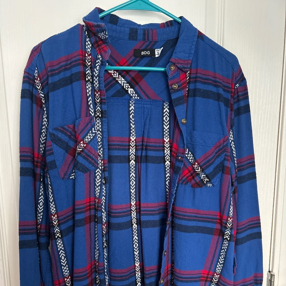 BDG Plaid Button Down Shirt